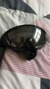Ski goggles silver lens brand new