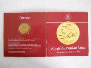 Uncirculated One Dollar Coin 1984 - Royal Australian Mint