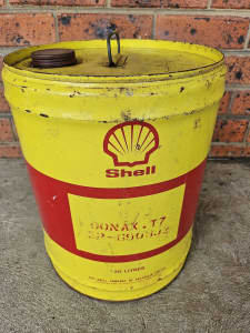 Shell old oil drum 