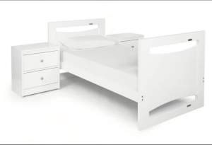 Grotime Changeover10 Cot - 6 in 1 (White)
