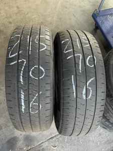 Second hand 2x 215/70R16 C Kumho tyres