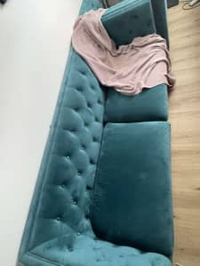 Blue beautiful sofa lounges. 