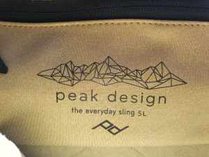 Peak Design sling 5L bag, black