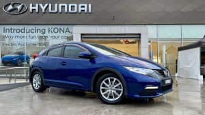 2012 Honda Civic 9th Gen VTi-S Blue 5 Speed Sports Automatic Hatchback