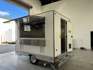 (Special Offer)3M Standard Food Trailer Food Van Catering Cart Ready