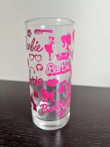Water glass barbie gift.