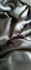 Dancing Lycra Navy satin material 9.5mtrs Helensvale $80 discounted