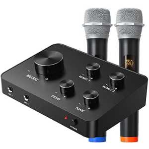 Rybozen Wireless Microphone Karaoke Mixer System - Brand New in Box!