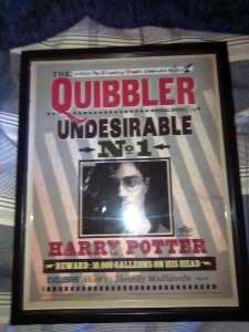 An original English vintage Harry Potter Wanted Poster