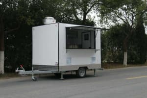 Beverage food truck kiosk van mobile trailer kitchen cart