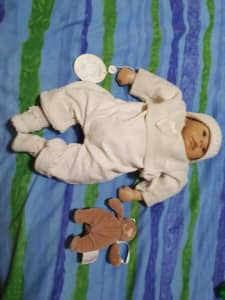 Collectable doll, Max Zapf baby Ineke by Nel de Man
