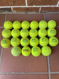 22x Slazenger Wimbledon Used Tennis Balls