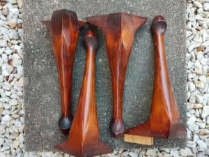 Vintage dressers wooden legs $70 set