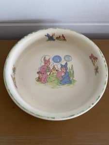 Vintage Alfred Meakin & Bunnykins children’s bowls
