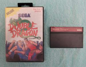 Sega Master System Game Double Dragon - (NO MANUAL)