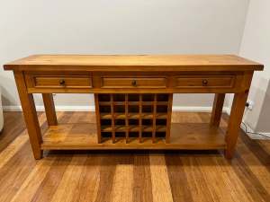 Buffet with wine cabinet