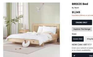 Brand New Elegant Queen Bed - Boori Breeze