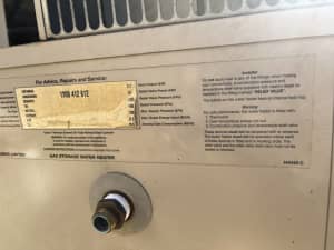 Therman Gas Hotwater unit 