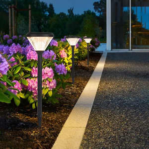 Led Solar Yard Patio lanscape Garden Lawn Lights 2 Color in1