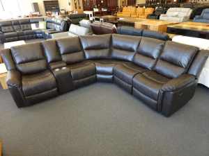 $1999-EASTER SALE *COURTNEY 5 SEATER CORNER MODULAR WITH 1X CONSOLE
