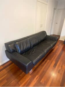 Leather 3 seater couch
