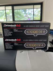 Drivetech 4x4 8 inch 6 LED Light Bar