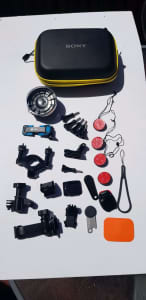 Go Pro Accessories Set with Protective Case 