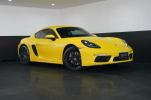 2019 Porsche 718 982 MY19 Cayman Yellow 7 Speed Auto Dual Clutch Coupe
