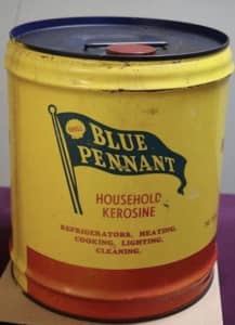 Vintage Shell Australia Blue Pennant 4Gallon Household Kerosine Drum