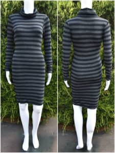 KOOKAI Striped Jumper Dress - Size XS - EUC