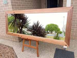 Rustic Recycled Australian Hardwood Spotted Gum Mirror 201x80cm