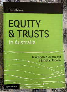 Law university textbook Equity & Trusts