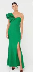 Sheike maxi green dress