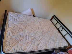 seally queen bed and mattress