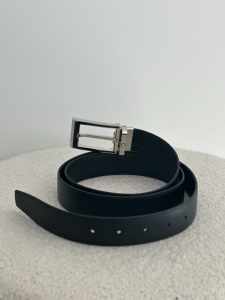 Buy Leather Belt Men Reversible Men's Belts Genuine Leather Adjustable Belts  For Men With Reversible Buckles Men's Dress Belt With Single Prong Buckle  2-In-1 Double Side 3.2cm Width Brown And Black Online