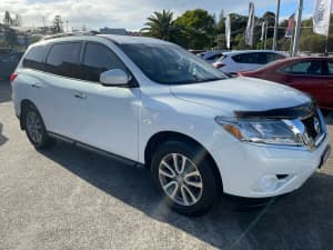 2014 Nissan Pathfinder R52 MY14 ST X-tronic 2WD White 1 Speed Constant Variable Wagon