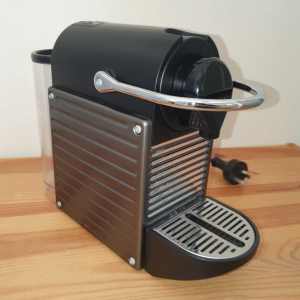 Nespresso Pixie BEC400T coffee pod machine - Titanium - pre-owned