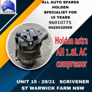 ( AC compressor ) 1.8 litre Holden Astra AH