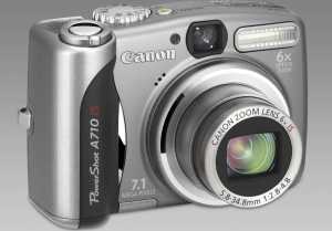 CANON Powershot A710IS Camera