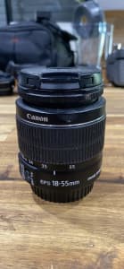 Canon EF-S 18-55mm f/4-5.6 IS STM camera lens (great condition!)
