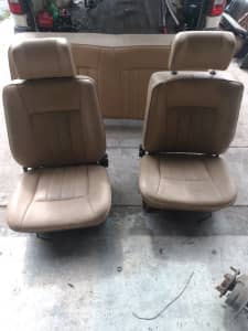VH Commodore SL seats front an rear