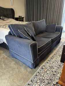Hamptons style 3 seater and 2 seater sofas