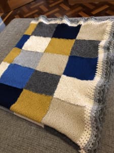 Handmade Wool Mix Blanket