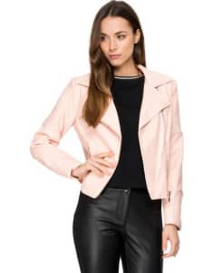 Kardashian leather look jacket, womens size 10, brand new