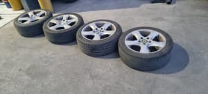 X4 BMW E46 WHEELS AND TYRES