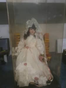 Handcrafted Porcelain Doll - Angela (Still in Plastic box case)
