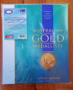 Olympics Sydney 2000 stamp album including stamps BRAND NEW
