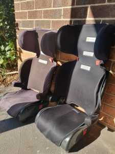 2 x Booster seat, car seat 4-8 year old