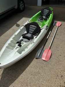 Double fishing kayak