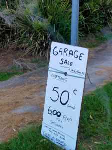 Garage sale, grab a bargain